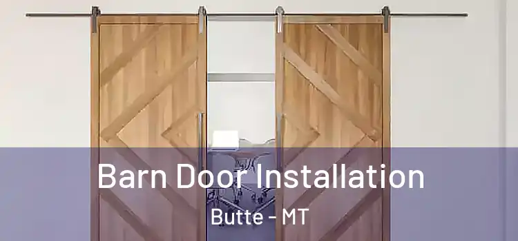 Barn Door Installation Butte - MT