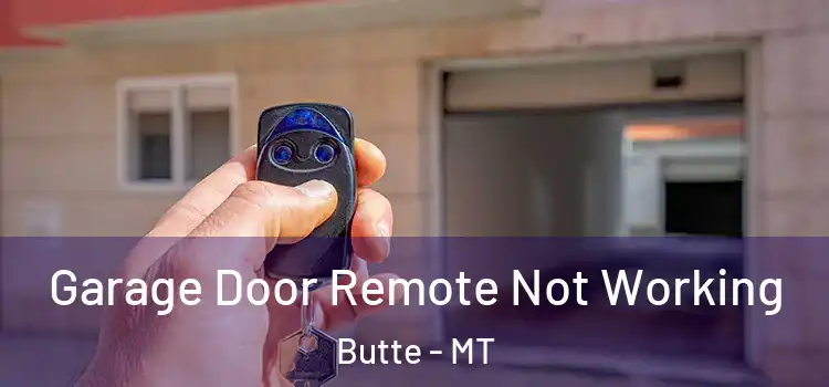  Garage Door Remote Not Working Butte - MT