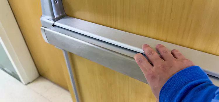 Installing a Push Bar on a Door Butte